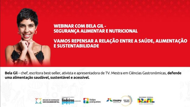 Webinar com Bela Gil – Segurança Alimentar e Nutricional